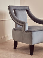 Grey Velvet Chair | Faye