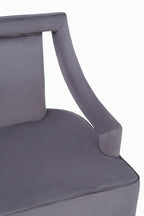 Grey Velvet Chair | Faye