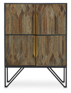 Textured Wooden Cabinet | Zarina