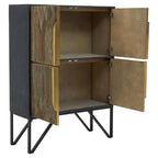 Textured Wooden Cabinet | Zarina