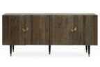 Recycled Elm Wood 4 Door Sideboard | Malay