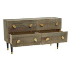 Four Drawer Recycled Elm Wood Chest | Malay