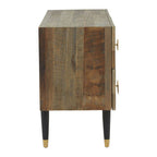 Four Drawer Recycled Elm Wood Chest | Malay