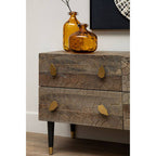 Four Drawer Recycled Elm Wood Chest | Malay