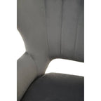 Grey Velvet Armchair | Sloan