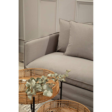 3 Seater Grey Sofa | Antibes