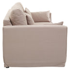 3 Seater Grey Fabric Sofa | Menton
