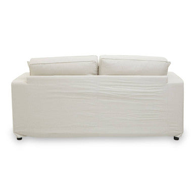 2 Seater Cream Fabric Sofa, Valensole