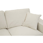 2 Seater Cream Fabric Sofa | Valensole