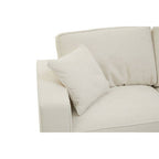 2 Seater Cream Fabric Sofa | Valensole