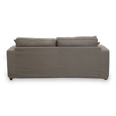 3 Seater Grey Fabric Sofa | Valensole