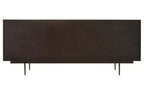 Black Finish Sideboard with 4 Doors and 3 Drawers | Jakara