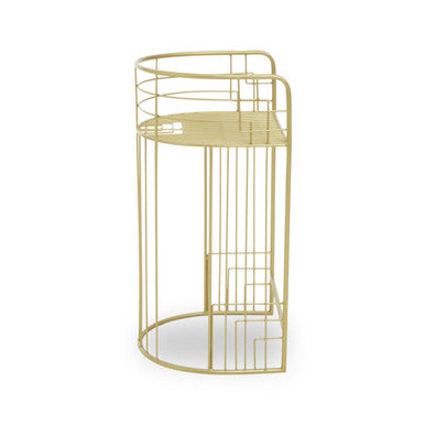 Gold Finish Bar Chair | Rabia
