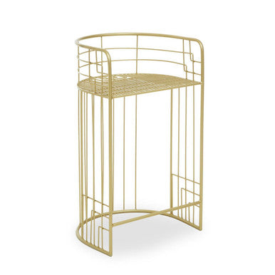 Gold Finish Bar Chair | Rabia