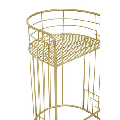 Gold Finish Bar Chair | Rabia