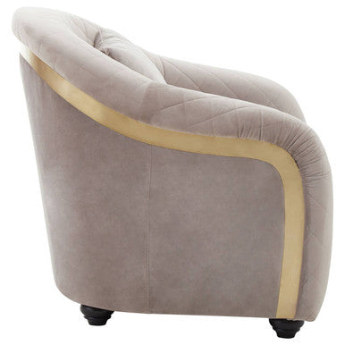 Grey Velvet Chair | Fifi