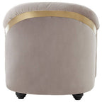 Grey Velvet Chair | Fifi