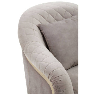 Grey Velvet Chair | Fifi