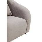 Grey Velvet Chair | Fifi