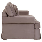 3 Seater Mink Velvet Sofa | Ralph