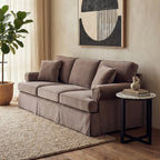 3 Seater Mink Velvet Sofa | Ralph