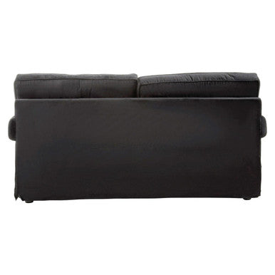 2 Seater Black Velvet Sofa | Ralph