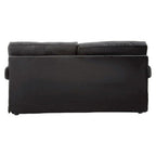 2 Seater Black Velvet Sofa | Ralph