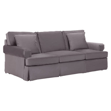3 Seater Grey Velvet Sofa | Ralph