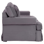 3 Seater Grey Velvet Sofa | Ralph