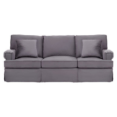 3 Seater Grey Velvet Sofa | Ralph