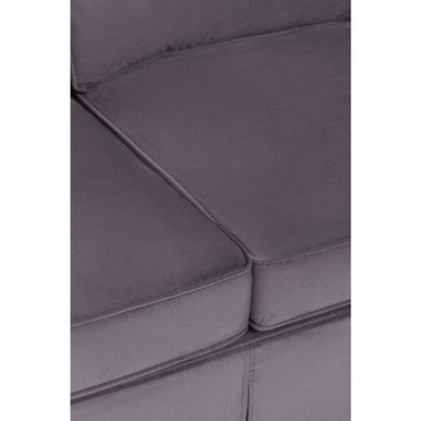 3 Seater Grey Velvet Sofa | Ralph