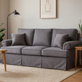 3 Seater Grey Velvet Sofa | Ralph