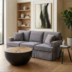 3 Seater Grey Velvet Sofa | Ralph
