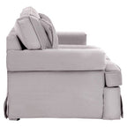 2 Seater Grey Velvet Sofa | Ralph