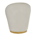 Kids Cream Velvet Gold Base Chair | Tamra