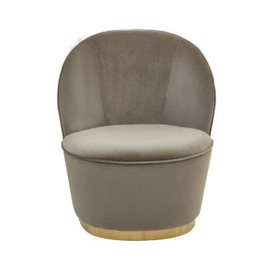 Kids Mink Velvet Gold Base Chair | Tamra