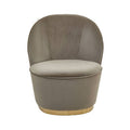 Kids Mink Velvet Gold Base Chair | Tamra