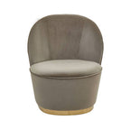 Kids Mink Velvet Gold Base Chair | Tamra