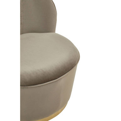 Kids Mink Velvet Gold Base Chair | Tamra