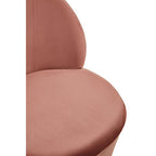 Dusty Pink Velvet Gold Base Chair | Tamra