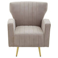 Mink Velvet Armchair | Hayley