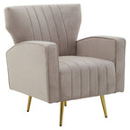 Mink Velvet Armchair | Hayley