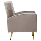 Mink Velvet Armchair | Hayley