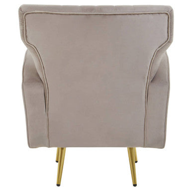Mink Velvet Armchair | Hayley