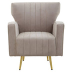 Mink Velvet Armchair | Hayley