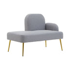 Grey Right Hand Chaise Longue | Heather