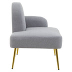 Grey Right Hand Chaise Longue | Heather