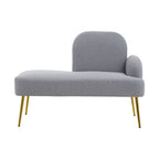 Grey Right Hand Chaise Longue | Heather