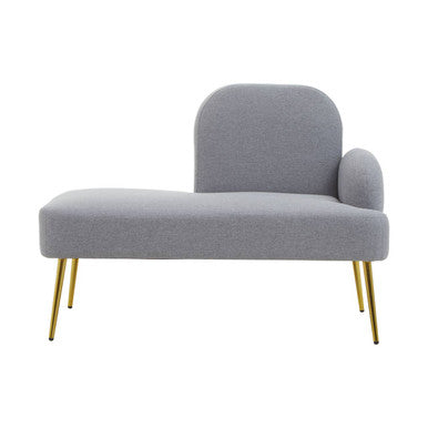 Grey Right Hand Chaise Longue | Heather