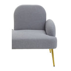 Grey Right Hand Chaise Longue | Heather